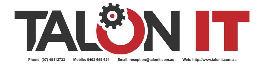 Talon IT Logo and Contact Details